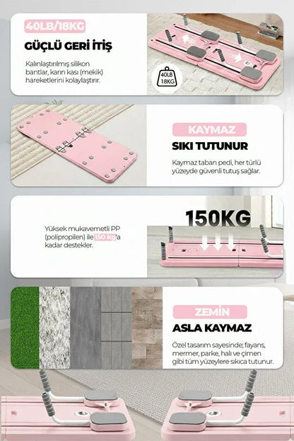 Her Fit Mind Pilates Board - Tüm Vücut Egzersizi
